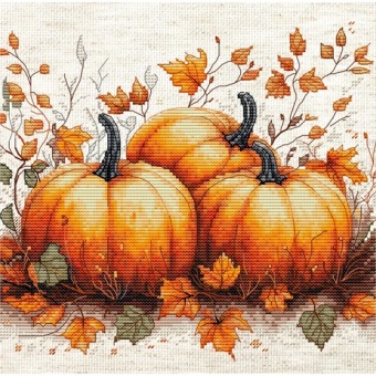 Borduurpakket Luca-S 'Autumn Pumpkin' B1434