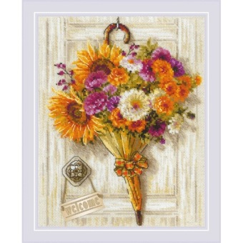 Borduurpakkket Riolis 'Autumn Umbrella' ri-2276