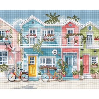 Borduurpakket Letistitch 'Beach Bliss' L9985
