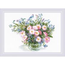 Borduurpakkket Riolis Gentle Daisies ri-2277