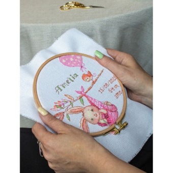 Borduurpakket Girl Birth Sampler