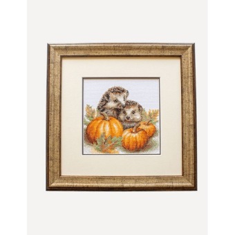 Borduurpakket Hedgehogs in the Harvest