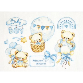 Borduurpakket Luca-s 'Magic Hugs' L1445