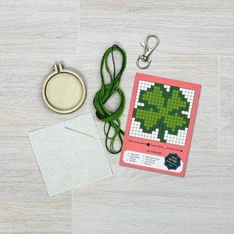 Borduurpakket Matchbox 'Good Luck!'