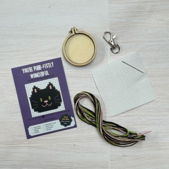 Borduurpakket Matchbox 'You're Purr-fectly Wonderful'