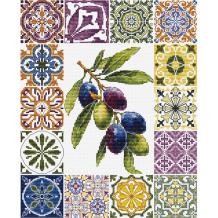Borduurpakket Luca-S Olive Palette of the Mediterranean B7050