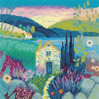 Borduurpakket Heritage Crats 'Peaceful Retreat' HC-1907A