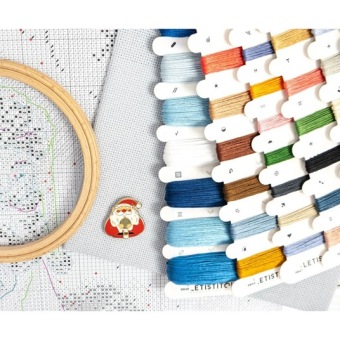 Borduurpakket Santa's Secret Shop