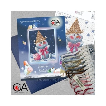 Borduurpakkket Snowy Delight