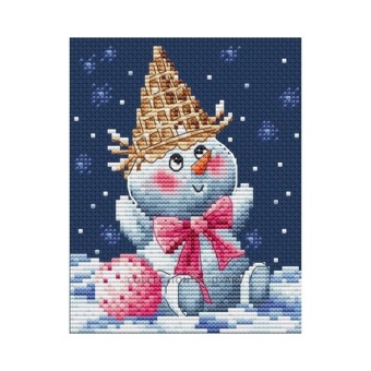 Borduurpakkket Collection d'Art Snowy Delight BC8129