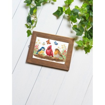 Borduurpakket Spring Birds