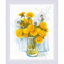 Borduurpakkket Riolis Sunny Dandelions ri-2229
