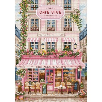 Borduurpakket Letistitch 'Parisian Street' L9988