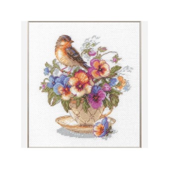 Borduurpakket Aine Tea Blossom A1025