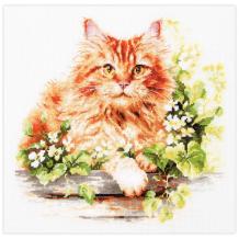 Borduurpakket Magic Needle The Ginger Cat 070-022