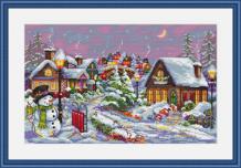 Borduurpakket Merejka Christmas Night K071