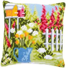 Kruissteekkussen Vervaco Tuintafereel PN-0182952