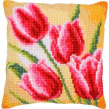 Kruissteekkussen Vervaco Tulpen PN-0204603