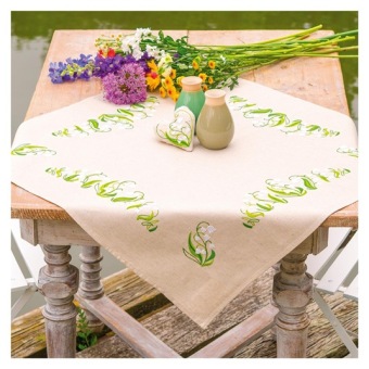 Tafelkleedje Vervaco 'Lilly of the Valley' PN-0222836