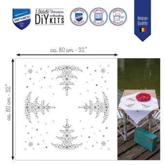 Tafelkleedje Kerstboom met Versiering