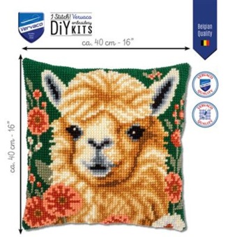 Kruissteekkussen Alpaca