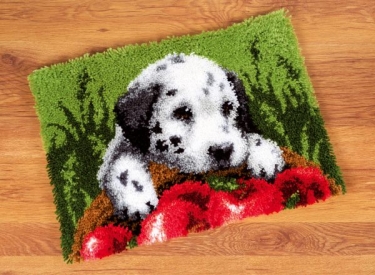 Tapis Dalmatien avec des Pommes