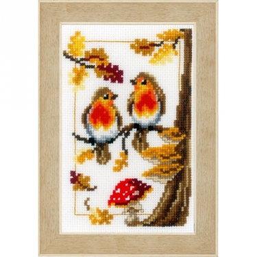 Kit de broderie Les 4 Saisons (lot de 4 p.)