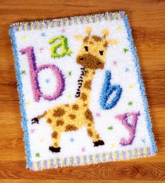 Knooptapijt Baby Giraf II