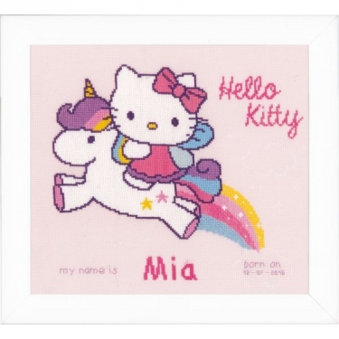 Kit de broderie Hello Kitty et lcorne
