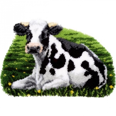 Tapis Vache au Repos