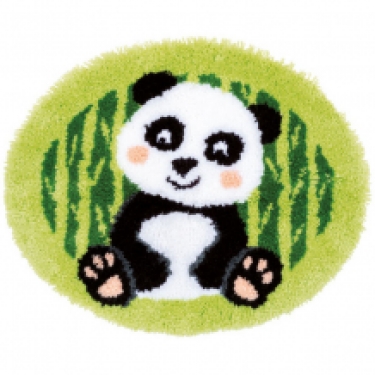 Knooptapijt Pandabeertje