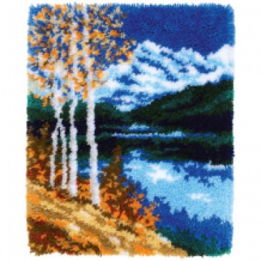 Tapis Noué Arbres Bouleau