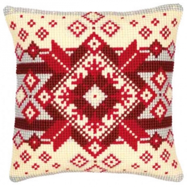 Coussin Abstrait Etoile Nordique