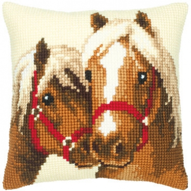 Coussin 2 Chevaux