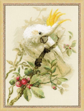 Kit de broderie Blanc Cockatoo