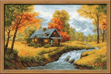 Kit de broderie Vue d'Automne