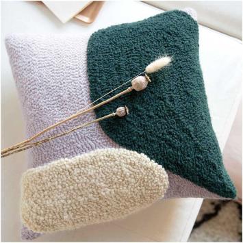 Punch Needle Kussen Lavendel