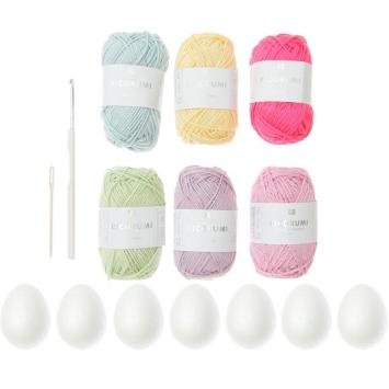 Haakset Pastel Paaseieren