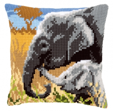 Coussin Eléphants