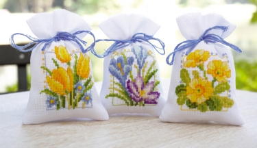 Sachet senteur 3 p. Fleurs de Printemps