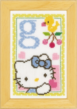 Kit de broderie Hello Kitty Alfabet G
