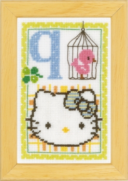 Borduurpakket Hello Kitty Alfabet Q