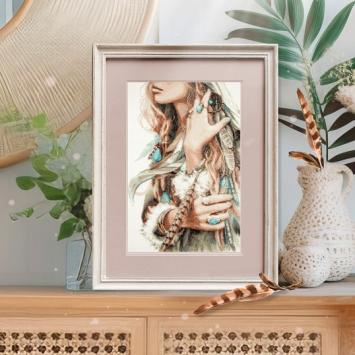 Borduurpakket Magic Needle Boho Girl 070-003