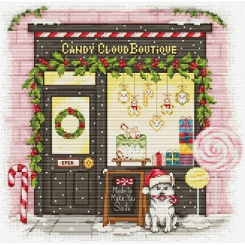 Borduurpakket Luca-S 'Candy Cloud Boutique' B1447