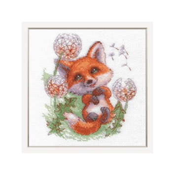 Borduurpakket Aine Dandelion Fox A1022