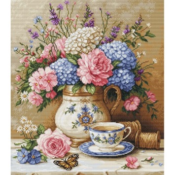 Borduurpakkket Luca-S Floral Nostalgia B725