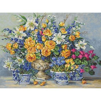 borduurpakkket Luca-S From Gabrielle's Garden LS-B2392