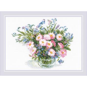Borduurpakkket Riolis Gentle Daisies ri-2277