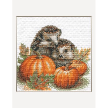 Borduurpakket Aine Hedgehogs in the Harvest A1021