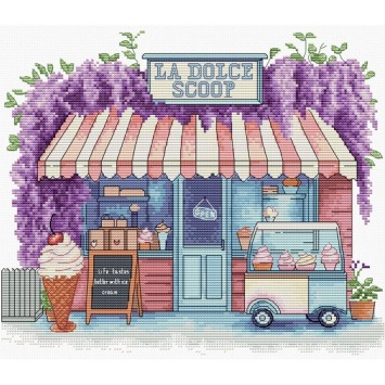 Borduurpakkket Luca-S 'Ice Cream Scoop' B1428